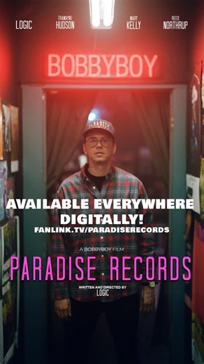 Logic on Instagram: "I want to thank you all for the support! My first film PARADISE RECORDS is available everywhere digitally! I still can’t believe it. All the love means so much!! #rattpack #paradiserecords"