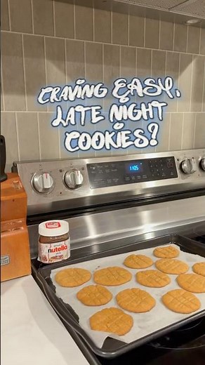 heard of 3 ingredient peanut butter cookies before?🥜
