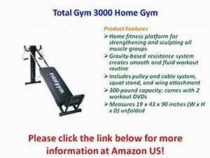 Total Gym 3000 Home Gym Review