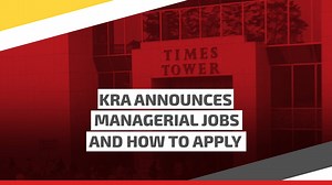 KRA announces managerial jobs: How to apply. #NewsUpdatesKE #Jobs | Kenyans.co.ke