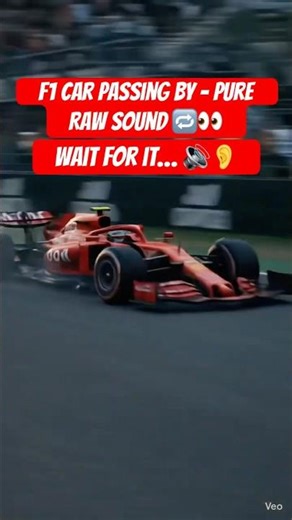 F1 Car Passing By – Pure Raw Sound 🔁
