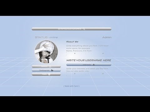 Y2K themed Carrd | cybercore, kpop, anime, myspace theme🔗💜📁