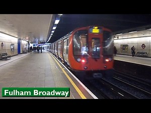 Fulham Broadway | District line : London Underground ( S7 Stock )