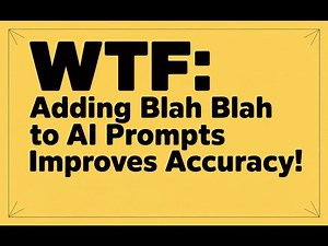 ‘Blah Blah Blah’ Boosts AI Accuracy 🤯