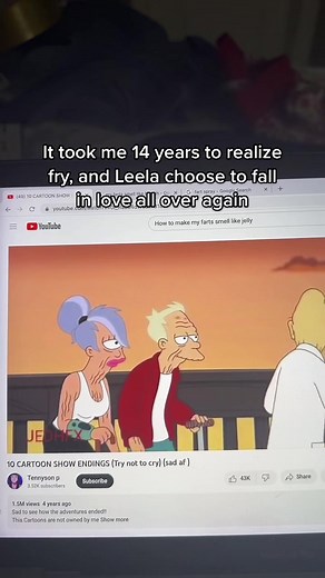 Heartwarming Love Story of Fry and Leela in Futurama