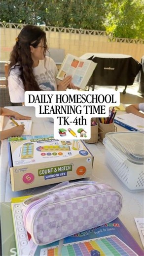 How Long Does Homeschool Take Each Day? ⏰ Homeschool Hours by Age #homeschooling