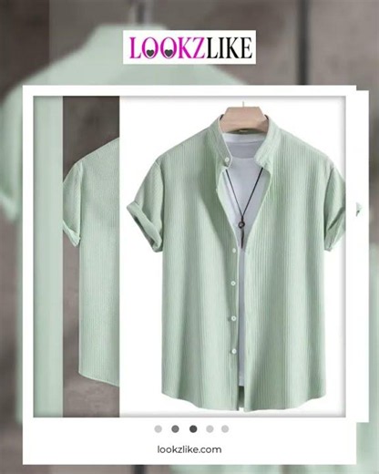 Men's Ribbed Short Sleeve Shirt and Shorts Set