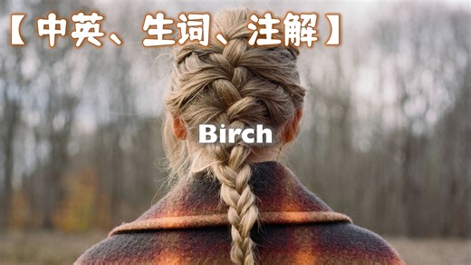 【歌词精读】Birch - Big Red Machine / Taylor Swift
