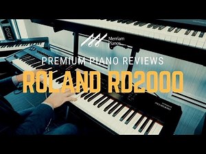 🎹Roland RD2000 Stage Piano Sounds and Rhythms Demo - All Playing! 🎹