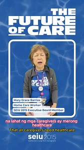 California’s home care workers, most of whom are women, immigrants, and people of color, have historically been left behind as other industries secure the wages and benefits needed to afford the high cost of living across the state. SEIU 2015 member leaders like Mary Grace Barrios took to the capitol on May Day to urge legislators to invest in the Future of Care and ensure California’s long-term care workers have the resources we need to thrive in our communities. UDW, Caring Across Generations,