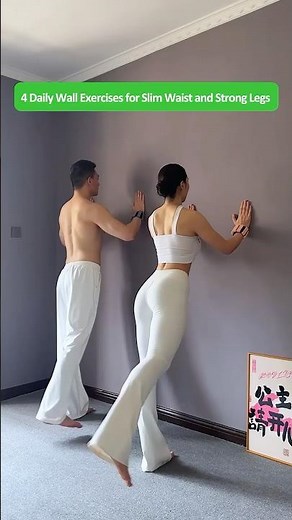 4 Daily Wall Exercises That Help Lift Your Glutes, Strengthen Your Core and Shape Your Body