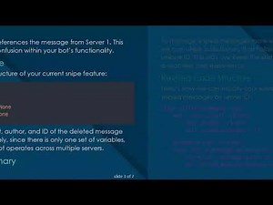 How to Isolate Snipe Commands in Your Discord Bot Across Different Servers