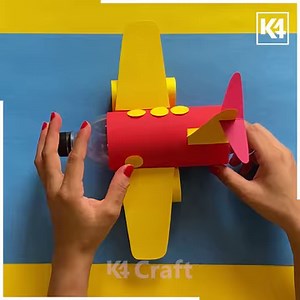 412K views · 9.9K reactions | Recycle Plastic Bottle Palne Craft for Kids :) | Quilling Made Easy | Facebook