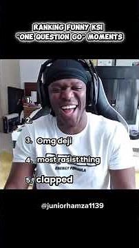 Funny ksi ”one question go” moments😂#shorts#ranking#meme