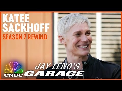 Jay & Katee Sackhoff Ride Electric Motorcycles | Jay Leno's Garage 7 Rewind