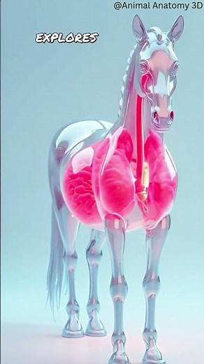 Horse Respiratory System Explained | 3D Anatomy of Breathing and Lungs (Educational Animation)