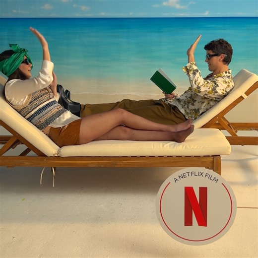 10/10 no notes 📚 can't believe there's less than 2 months till I see emily bader and tom blyth in people we meet on vacation, january 9, only on netflix 🧡🩵 | Netflix