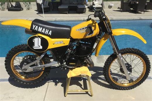 No Reserve: 1981 Yamaha YZ465