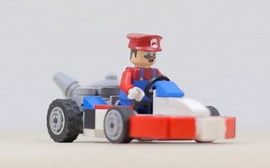 乐高MOC教程 马里奥赛车 WII游戏 拼搭指南