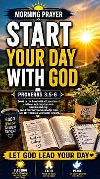 A Short Morning Prayer to Start Your Day With | A Simple Prayer for God’s Blessing, Peace & Guidance
