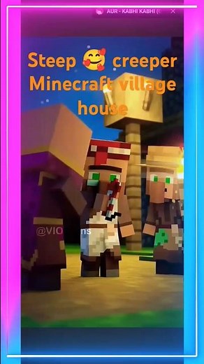 🥰Minecraft Steve Alex village stripper 🥰 creeper