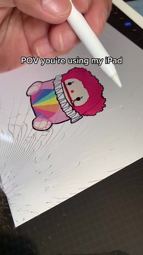 I’ll get the screen fixed soon after these bills 🥲 #pov | ipad