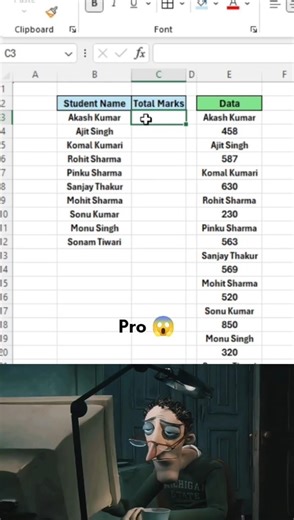 Don't Copy paste 😞 try excel amazing trick 😲 #excel #excelformula #exceltutorial #shortfeed #shorts