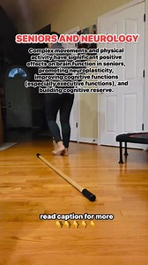 Seniors Must Know❇️❇️❇️. ✅✅How Complex Movements Affect the BrainIncreased ✅Neural Activation: When performing complex tasks, older adults often exhibit increased activation in various brain regions (such as the prefrontal cortex, cerebellum, and premotor areas) compared to younger adults. This is often interpreted as a compensatory mechanism, allowing them to maintain performance levels despite age-related neural changes. ✅Enhanced Blood Flow: Physical activity, especially aerobic exercise, inc
