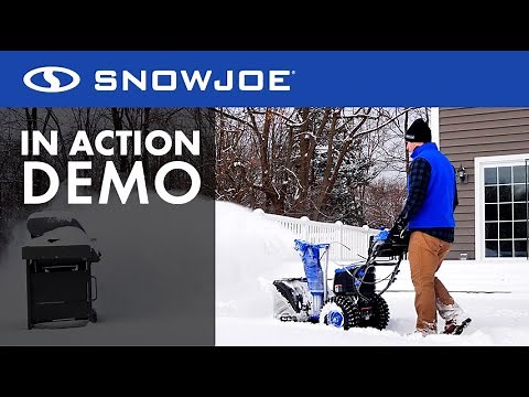 24V-X4-SB24 - Snow Joe 96-Volt MAX IONMAX Cordless Self Propelled Dual Stage Snow Blower - Live Demo