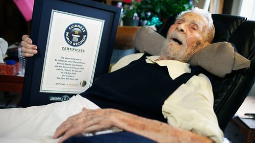 World's oldest man dies in New York aged 111 – video report