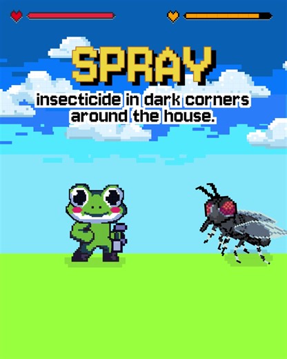 💥 Meet your new mozzie-fighting buddy! Follow the moves, use your S-A-W skills – Spray, Apply, Wear and watch your pet level up while mozzies go down down down! 💦 Spray insecticide in dark corners around the house 👋 Apply insect repellent regularly 👖 Wear long sleeves and long pants #BLOCKdengue #SAWthebuzz #NoSmallMatter | Clean & Green Singapore