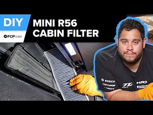 How to replace the cabin air filter of the 2008 Mini Cooper R56 (with video)