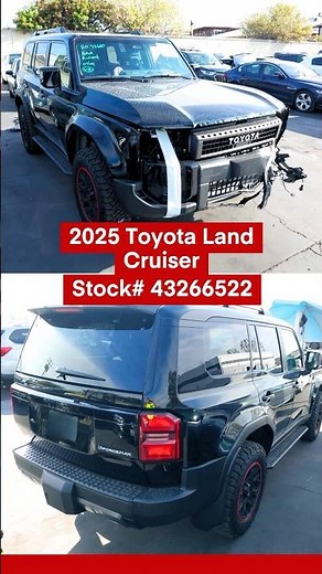 Pre-bid now! 2025 Toyota Land Cruiser at iaai.com, auction is this Wed, Oct 22nd, 11am CDT. #iaai
