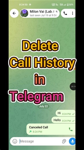 How to Delete Call History in Telegram – Clear Calls in Seconds!