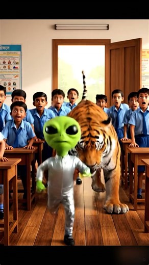 Alien Brings Book Tiger To Life