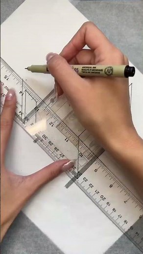 how to draw #axonometric perspective by hand #interiordesign #interiordesignstudent