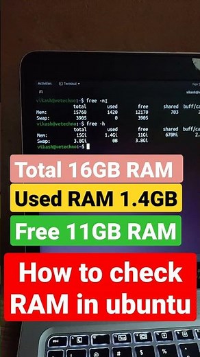How to check RAM size in Ubuntu - veTechno