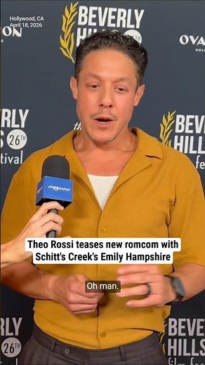 Theo Rossi teases new romcom with Schitt's Creek's Emily Hampshire