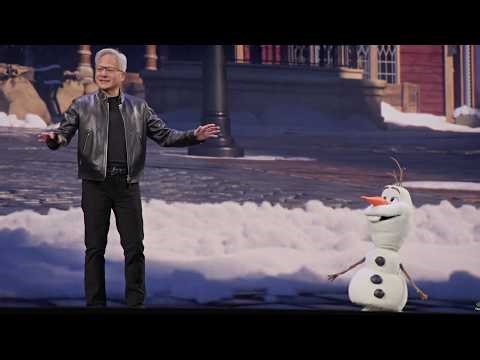 New Robot Olaf Revealed at NVIDIA GTC