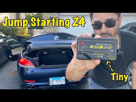 Jump Starting my BMW Z4 with NPET P4F 1000A