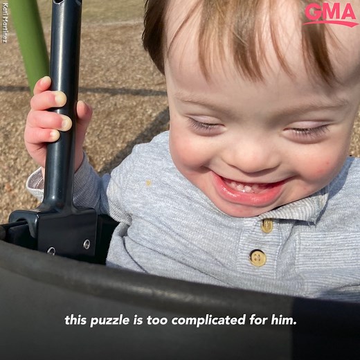 22M views · 103K reactions | This mom got a surprise at birth. Now, she shares videos on social media in hopes of destigmatizing having a child with Down syndrome. https://gma.abc/3N8QkjB | Good Morning America | Facebook