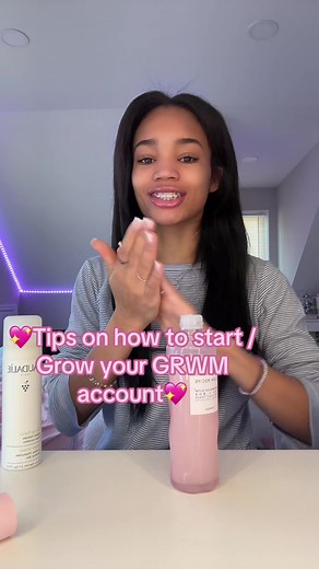 Grwm / tips to growing your account 💗 #fyp #trending #grwm #influencer #glowrecipe