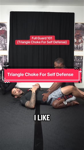 Triangle Choke Variation for Self Defense Training