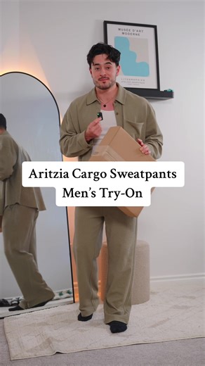 Aritzia Cargo Sweatpants: Men's Try-On & Style