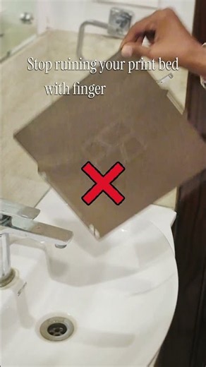 Stop Touching Your 3D Printer Bed! 😤 | 3D Printed Solution #shorts