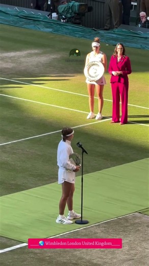 Elegant Woman Karolína Muchová Congratulates Pleasant Woman Linda Nosková on Wimbledon 2026 Win