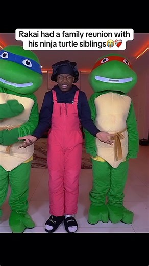 Rakai had a family reunion with his ninja turtle siblings😂