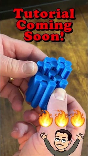 A Tinkercad Sliding Hex Fidget: Never ending sensory fun 💯🔥