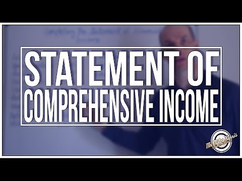 Completing a simple Statement of comprehensive income