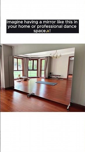 Studio-quality mirrors that can handle every rehearsal, leap, and late-night practice 🪞💪 #dancer